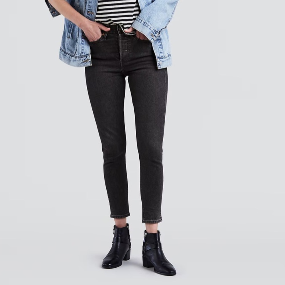 Levi’s Wedgie Skinny High Rise Button Fly Jeans Size 26